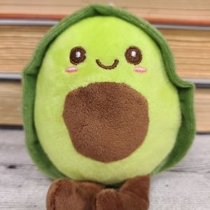 Smiley Mini Avocado keychain plush(4inch)Brand New Soft stuffed Toy!Clawee prize